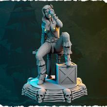 Load image into Gallery viewer, Pirate Miniatures Set 1 - Ladies of the Sea - Female Pirates - Pirate RPG Minis | Dungeons and Dragons | 5e | Topless Pirates | NSFW Pirates
