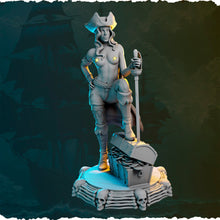 Load image into Gallery viewer, Pirate Miniatures Set 1 - Ladies of the Sea - Female Pirates - Pirate RPG Minis | Dungeons and Dragons | 5e | Topless Pirates | NSFW Pirates
