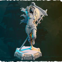 Load image into Gallery viewer, Pirate Miniatures Set 2 - Ladies of the Sea - Female Pirates - Pirate RPG Minis | Dungeons and Dragons | 5e | Topless Pirates | NSFW Pirates
