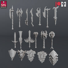 Load image into Gallery viewer, Dragonborn Blacksmith | Traveling Blacksmith Shop | Forge- Tabletop Terrain | Scatter Terrain | Dungeons and Dragons | Pathfinder | RPG | 5e

