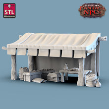 Load image into Gallery viewer, Exotic Pet Vendor | Magical Creature Shop | Traveling Shop | Familiar Shop | Pseudodragon |Scatter Terrain | Dungeons and Dragons | RPG | 5e
