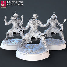 Load image into Gallery viewer, Zombie Miniature Set | Revenant | Mounted Zombie Knight | Undead | Curse of Strahd | 32mm | RPG | Dungeons and Dragons | 5e DnD | Pathfinder

