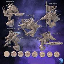 Load image into Gallery viewer, Smoke Wraith Miniature | Shade | Shadow Monster | Smoke Monster | Smoke Demon | Darkness | Dungeons and Dragons | 5E | Pathfinder | 32mm
