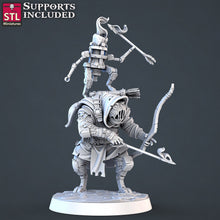 Load image into Gallery viewer, Warforged Miniature Set | Construct Set | Robot Miniatures | Metal Golem | Eberron | 32mm | RPG | 5e DnD |Pathfinder
