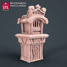 Load image into Gallery viewer, Carnival Miniatures Set | Circus | Strongman | Jester | Performers | Carnival Cart | Circus | Tabletop Terrain | DnD | Miniatures | DnD 5E
