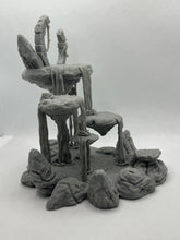 Load image into Gallery viewer, Druid Miniatures Set 3/Floating Islands/Runic Glade/Faerie Circle/Tabletop Terrain/Scatter Terrain/Dungeons and Dragons/Pathfinder/RPG
