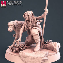 Load image into Gallery viewer, Ranger Miniature Set | Explorer | Adventurer | Lore Bard | Archaeologist | Bedroll | Tent | Tabletop Terrain/DnD/Miniatures /DnD/Pathfinder
