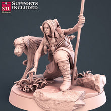 Load image into Gallery viewer, Ranger Miniature Set | Explorer | Adventurer | Lore Bard | Archaeologist | Bedroll | Tent | Tabletop Terrain/DnD/Miniatures /DnD/Pathfinder
