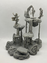 Load image into Gallery viewer, Druid Miniatures Set 3/Floating Islands/Runic Glade/Faerie Circle/Tabletop Terrain/Scatter Terrain/Dungeons and Dragons/Pathfinder/RPG
