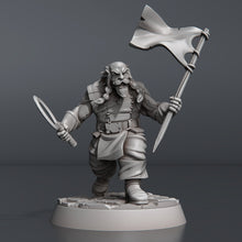 Load image into Gallery viewer, Rioter Miniature Set: Protesters, ABS-Like Resin, Townsfolk, Barricade Terrain, D&amp;D, Pathfinder
