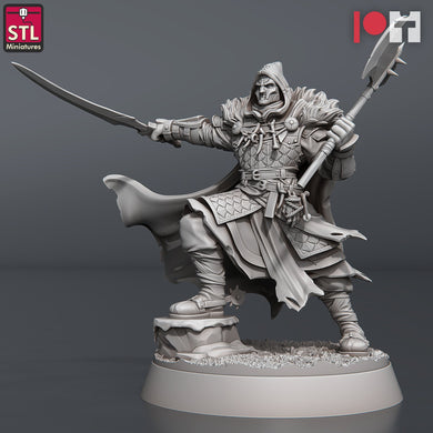 Cultist Captain Miniature: 32mm Resin RPG Figure, D&D, Pathfinder