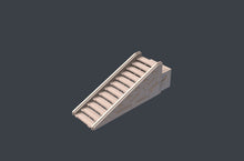 Load image into Gallery viewer, Spaceport Landing Pad | Spaceship | Space Shuttle | Shuttle Craft| Sci-Fi Terrain | Science Fiction Terrain | Cyberpunk Terrain | RPG | 32mm
