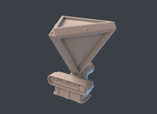 Load image into Gallery viewer, Spaceport Terrain Set 2: Sci-Fi Terrain, Holographic Planet Monitor, 32mm RPG, Cyberpunk
