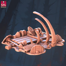 Load image into Gallery viewer, Orc War Camp Set: Resin Miniatures for Dungeons and Dragons (28mm/32mm), D&amp;D, Pathfinder
