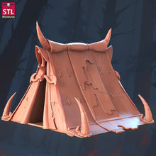 Load image into Gallery viewer, Orc Camp Set | Orc War Camp | Orc Tent | Orc Fighter | Orc Warrior | Orc Woman | Orc Barbarian | Dungeons and Dragons | 5E | 5th Edition
