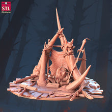 Load image into Gallery viewer, Orc Camp Set | Orc War Camp | Orc Tent | Orc Fighter | Orc Warrior | Orc Woman | Orc Barbarian | Dungeons and Dragons | 5E | 5th Edition
