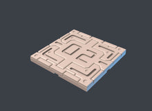 Load image into Gallery viewer, Spaceport Set 3 | Landing Pads | Landing Zone | Modular | Barricades | Sci-Fi Terrain | Science Fiction Terrain | Cyberpunk Terrain | RPG
