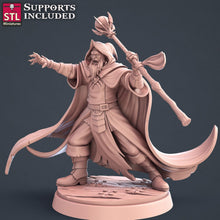 Load image into Gallery viewer, Dark Wizard Set | Wizard | Sorcerer | Warlock | Magic Altar | Spellcaster | Spellbook | DnD | 5e Miniatures | Dungeons and Dragons | RPG
