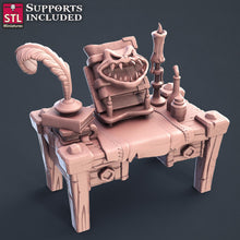 Load image into Gallery viewer, Dark Wizard Set | Wizard | Sorcerer | Warlock | Magic Altar | Spellcaster | Spellbook | DnD | 5e Miniatures | Dungeons and Dragons | RPG
