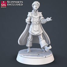 Load image into Gallery viewer, Royal Court Miniature Set | Throne Room | Royalty | Nobleman/Noblewoman Set | Guard | Knight | 5e Tabletop Terrain/DnD/Miniatures/Pathfinder
