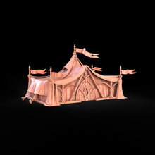 Load image into Gallery viewer, Elf War Tent: Resin Miniature, Dungeons and Dragons, D&amp;D, Pathfinder, 32mm
