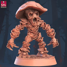 Load image into Gallery viewer, Awakened Mushroom Miniature Set | Violent Fungus Set | Giant Mushroom | Mushroom Monster | DnD | Dungeons and Dragons | 5e | 5th Edition
