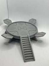 Load image into Gallery viewer, Spaceport Landing Pad Terrain Set: 32mm Sci-Fi Terrain, ABS-Like Resin, Cyberpunk RPG
