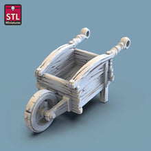 Load image into Gallery viewer, Farm/Water Well/Haystack/Hay Bale/Wagon/Outdoors - Tabletop Terrain/Scatter Terrain/Miniatures Terrain/Dungeons and Dragons/Pathfinder
