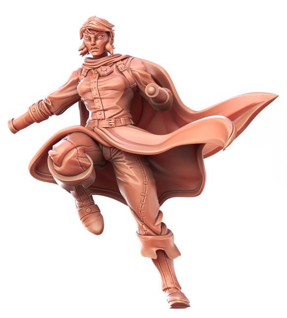 Rangers of Shadow Deep Miniature B1: ABS-Like Resin Ranger (32mm)