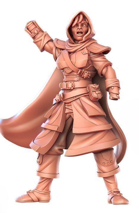 Rangers of Shadow Deep Miniature | Ranger Mini | Scout | Archer | Fighter | Dungeons and Dragons | DnD | 5E | 5th Edition | Ranger D2