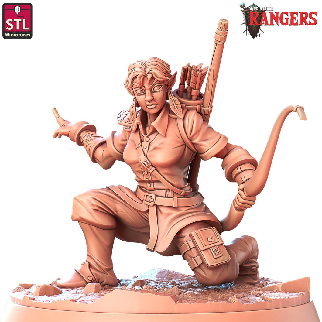Tracker Companion, Rangers of Shadow Deep Miniature: ABS-Like Resin 32mm