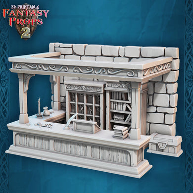 Tavern Miniature Set 5 | Tavern Reception | Inn Set | Bar Set | Ale House | DnD 5E | Tabletop Terrain | Scatter Terrain | DnD | Pathfinder