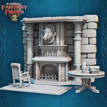 Load image into Gallery viewer, Tavern Miniature Set 5 | Tavern Reception | Inn Set | Bar Set | Ale House | DnD 5E | Tabletop Terrain | Scatter Terrain | DnD | Pathfinder
