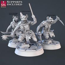 Load image into Gallery viewer, Gnoll Miniature Set | Jackal Set | Gnolls | Hyena Men | Flind | Monster | 5th Edition/Tabletop Terrain/DnD/Miniatures /DnD/Pathfinder
