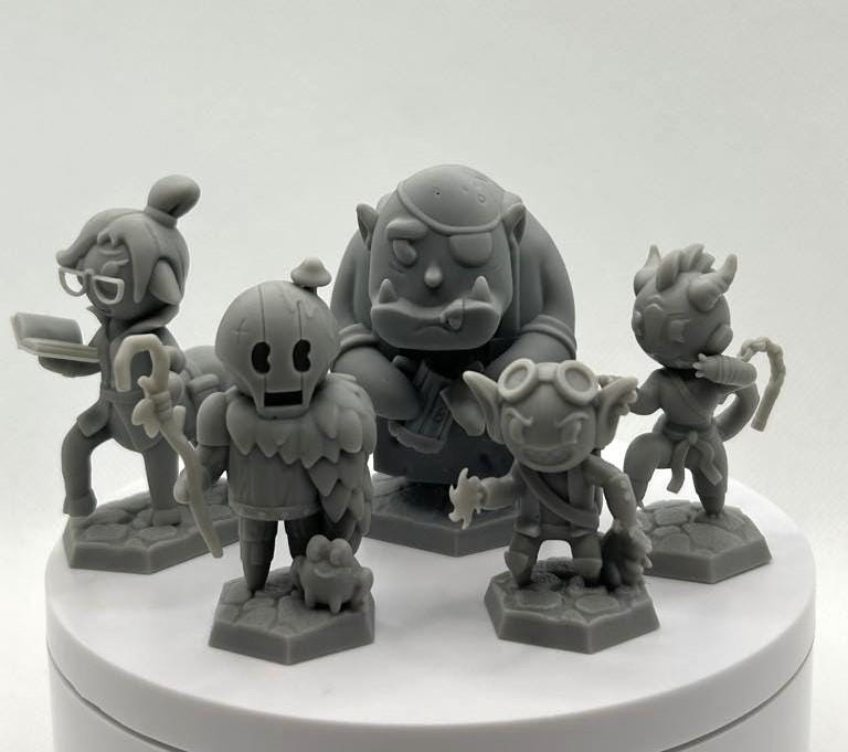 Oversized Heroes for Hire Miniature Bundle - Heroes of Barcadia Expansion