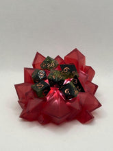 Load image into Gallery viewer, Crystal Dice Shrine - LED Dice Shrine - Lightup Dice Display - Translucent Dice Throne - Convention Dice Display - Crystal Dice Display
