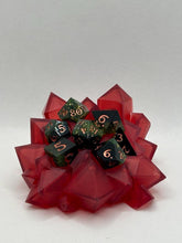 Load image into Gallery viewer, Crystal Dice Shrine - LED Dice Shrine - Lightup Dice Display - Translucent Dice Throne - Convention Dice Display - Crystal Dice Display
