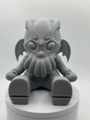 Alazif Mini Cthulhu Figure - Miniature Paint Brush Holder/Organizer - Al - Tiny Great Old One - Chibi Cthulhu