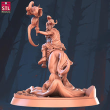 Load image into Gallery viewer, Spectral Horseman | Skeleton Knight | Zombie Knight | Revenant | Undead | Curse of Strahd | 32mm | RPG | Dungeons and Dragons | Pathfinder
