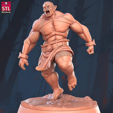 Load image into Gallery viewer, Flesh Golem | Flesh Monster | Frankenstein&#39;s Monster | Clay Golem | Frostgrave | 32mm | RPG | Dungeons and Dragons | DnD
