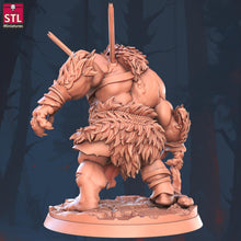 Load image into Gallery viewer, Zombie Troll Miniature Set: 32mm Scale, D&amp;D RPG Figure
