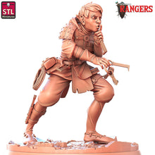 Load image into Gallery viewer, Rangers of Shadow Deep Companion Miniatures, 32mm Resin, DnD Mini, Archer, Barbarian, Guardsman, Tracker, Savage, Recruit
