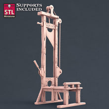 Load image into Gallery viewer, Executioner Set | Guillotine | Stocks | Headsman | Headman's Axe | Curse of Strahd | DnD | 5e Miniatures | Dungeons and Dragons | RPG
