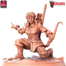 Load image into Gallery viewer, Rangers of Shadow Deep Companion Miniatures, 32mm Resin, DnD Mini, Archer, Barbarian, Guardsman, Tracker, Savage, Recruit
