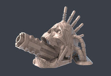 Load image into Gallery viewer, Skull Mega Cannon | Cyberpunk Terrain Large Set Piece | Science Fiction Terrain | Space | 32mm
