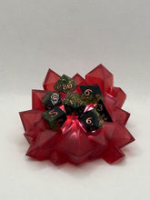 Load image into Gallery viewer, LED Crystal Dice Shrine: Translucent Dice Display for RPG
