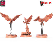 Load image into Gallery viewer, Falcon Familiar Miniature: Rangers of Shadow Deep, D&amp;D, 32mm Scale
