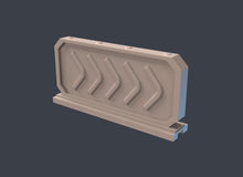 Load image into Gallery viewer, Spaceport Set 3: Sci-Fi Terrain, Modular Spaceport Landing Pad - 32mm RPG, Cyberpunk Barricades
