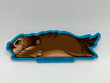 Load image into Gallery viewer, Baby Owlbear Sticker: Dungeons and Dragons Monster Diecut, Owlbear Sploot
