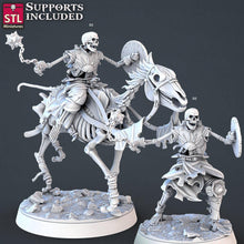 Load image into Gallery viewer, Skeleton Army Miniature Set: 32mm Resin Undead RPG Miniatures
